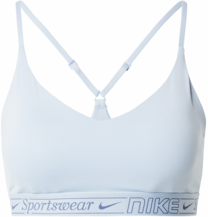 NIKE Športová podprsenka 'INDY'  pastelovo modrá / tmavomodrá