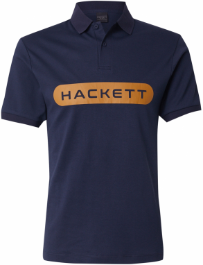 Hackett London Tričko  námornícka modrá / horčicová