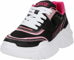 Versace Jeans Couture Nízke tenisky 'FONDO SPEEDTRACK'  ružová / ružová / čierna