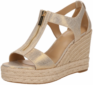 MICHAEL Michael Kors Sandále 'BERKLEY'  svetlobéžová / zlatá