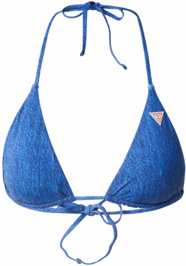 GUESS Bikinový top  modrá denim