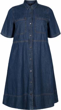 Zizzi Košeľové šaty 'Jkianta'  modrá denim