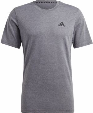 ADIDAS PERFORMANCE Funkčné tričko 'Train Essentials'  sivá melírovaná / čierna