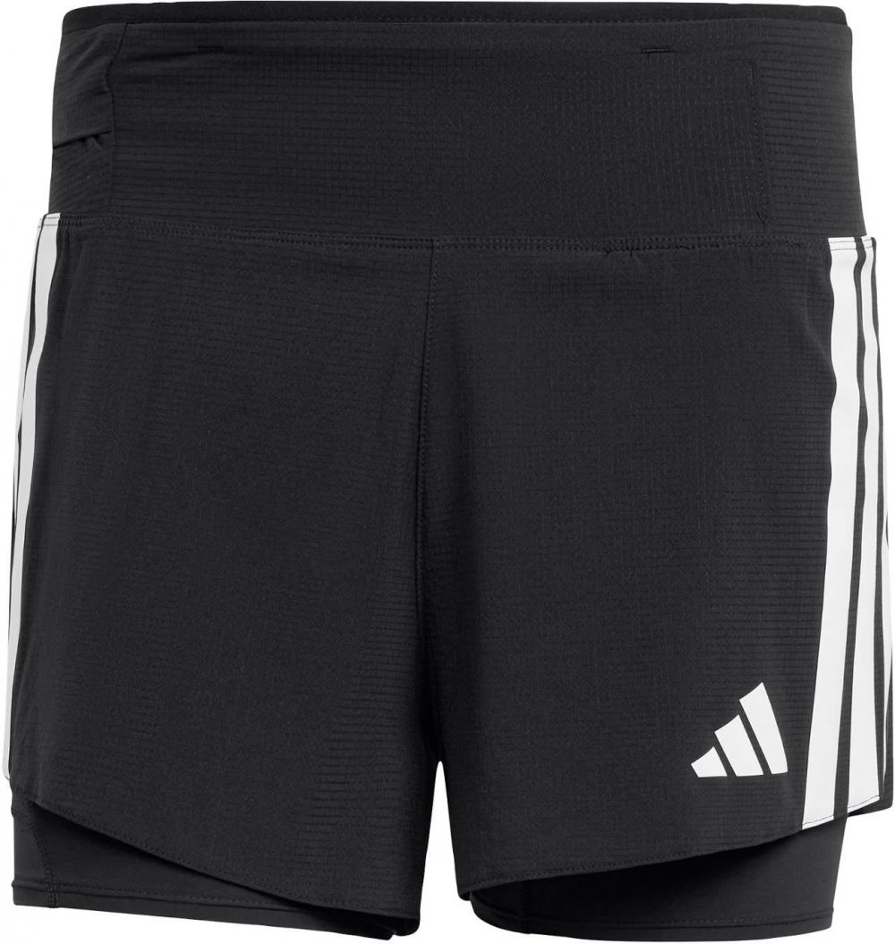 ADIDAS PERFORMANCE Športové nohavice 'Adizero'  zelená / čierna / biela