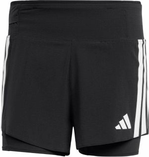 ADIDAS PERFORMANCE Športové nohavice 'Adizero'  zelená / čierna / biela