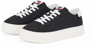 Tommy Jeans Nízke tenisky  čierna / biela