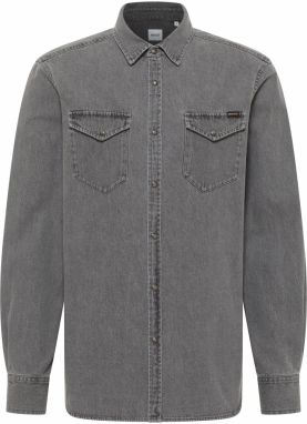 MUSTANG Košeľa 'DUVER'  sivý denim