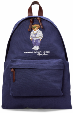 Polo Ralph Lauren Batoh  námornícka modrá / hnedá / biela