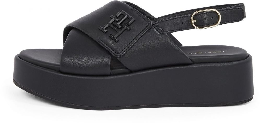 TOMMY HILFIGER Remienkové sandále  čierna