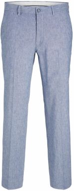 Jack & Jones Plus Plisované nohavice  modrá melírovaná