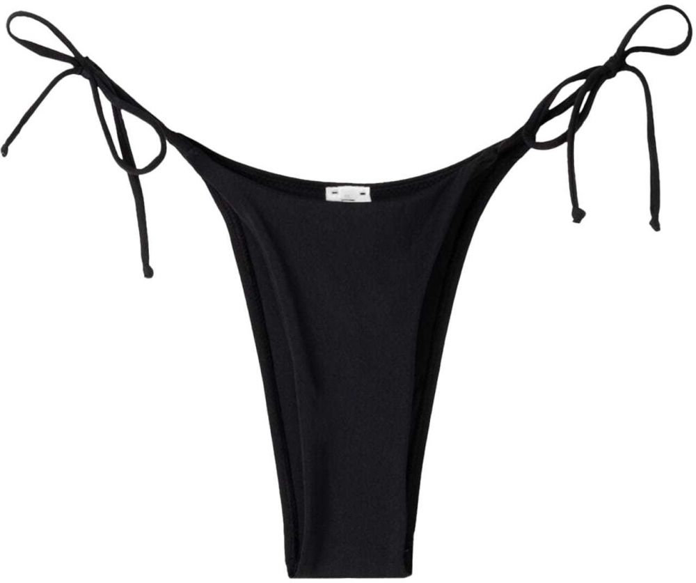Bershka Bikinové nohavičky  čierna