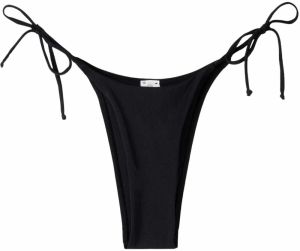Bershka Bikinové nohavičky  čierna