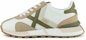 MUNICH Nízke tenisky 'New Sapporo'  kaki / trstinová / pastelovo zelená