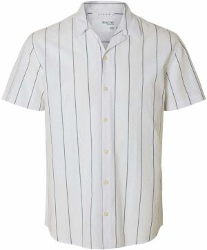 SELECTED HOMME Košeľa  čierna / biela