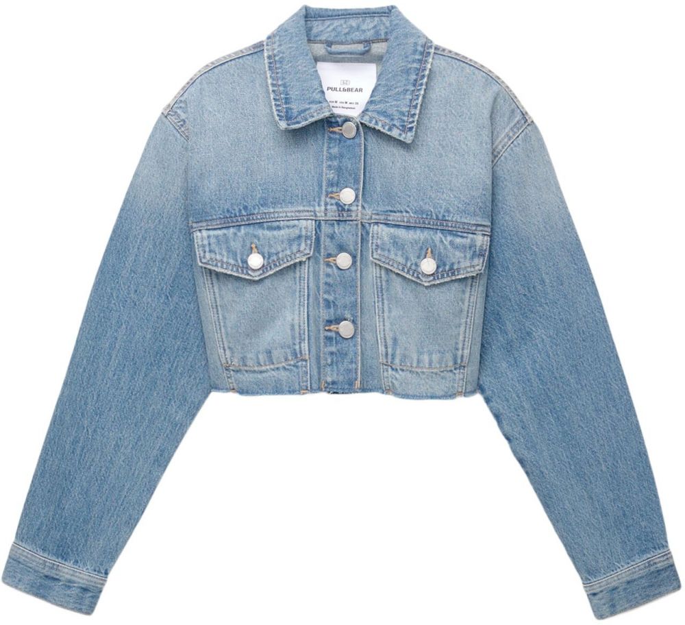 Pull&Bear Prechodná bunda  modrá denim