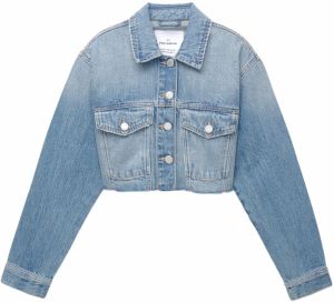 Pull&Bear Prechodná bunda  modrá denim