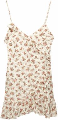 Pull&Bear Letné šaty  nebielená / zelená / staroružová