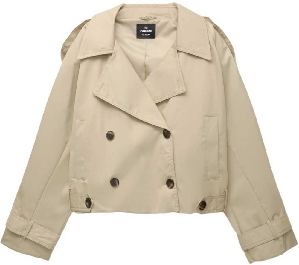 Pull&Bear Prechodný kabát  béžová