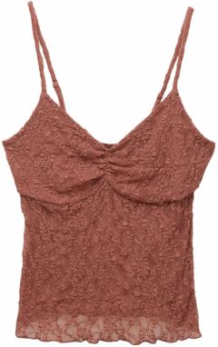 Pull&Bear Top  hrdzavohnedá