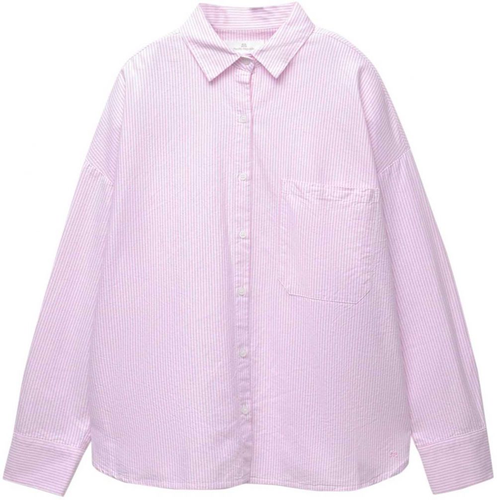 Pull&Bear Blúzka  ružová / biela
