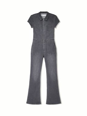 Bershka Overal  tmavosivá