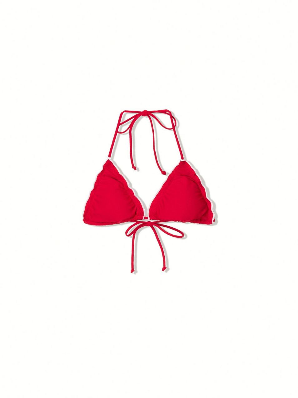 Bershka Bikinový top  jasne červená
