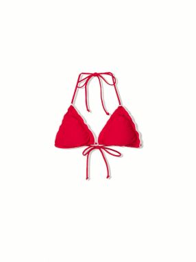 Bershka Bikinový top  jasne červená