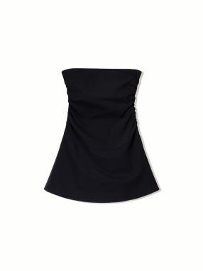 Bershka Šaty  čierna