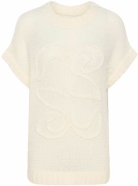 My Essential Wardrobe Sveter 'LingoMW'  biela