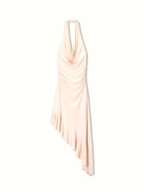 Bershka Kokteilové šaty  rosé
