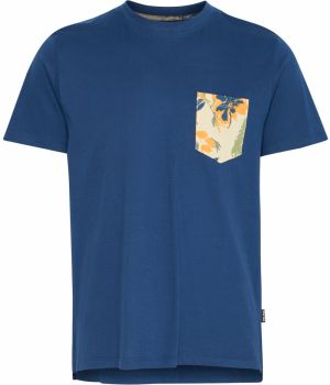 BLEND Tričko 'BHJem'  nebielená / tmavomodrá / svetlozelená / svetlooranžová