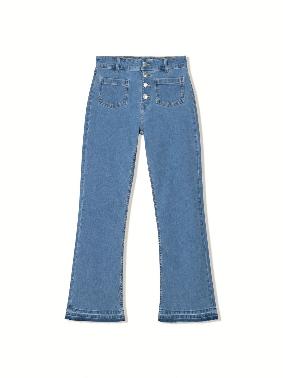Bershka Džínsy  modrá denim
