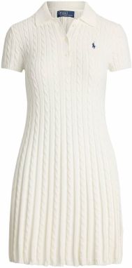 Polo Ralph Lauren Pletené šaty  biela