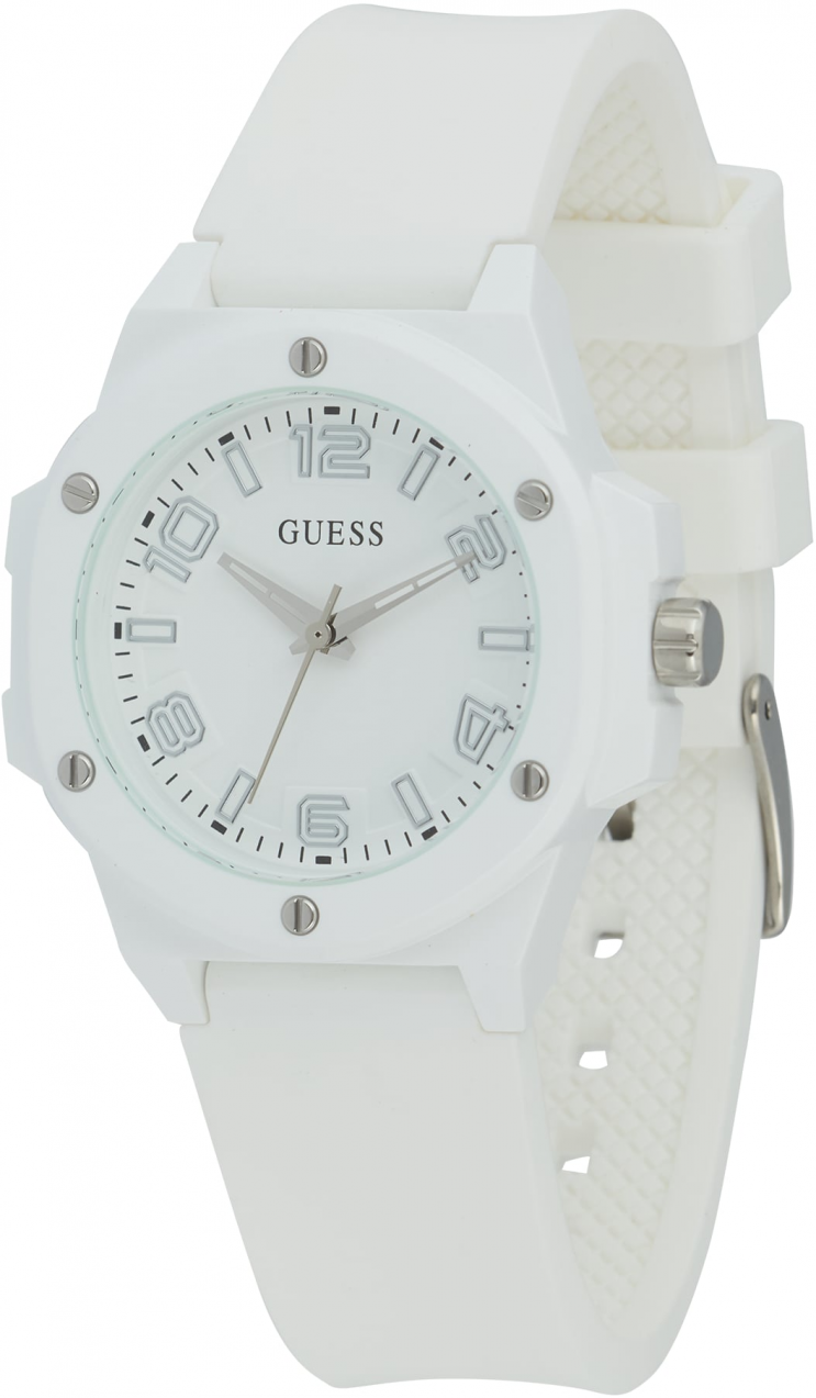 GUESS Analógové hodinky  biela