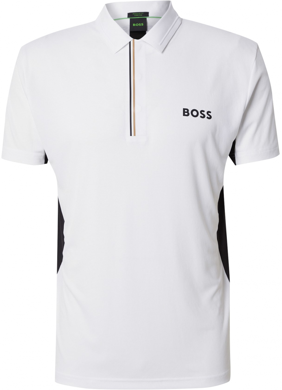 BOSS Funkčné tričko 'Paddytech Pro'  čierna / biela