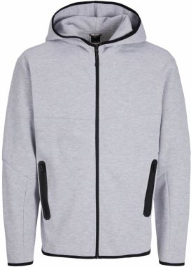 JACK & JONES Tepláková bunda 'Fusion'  svetlosivá