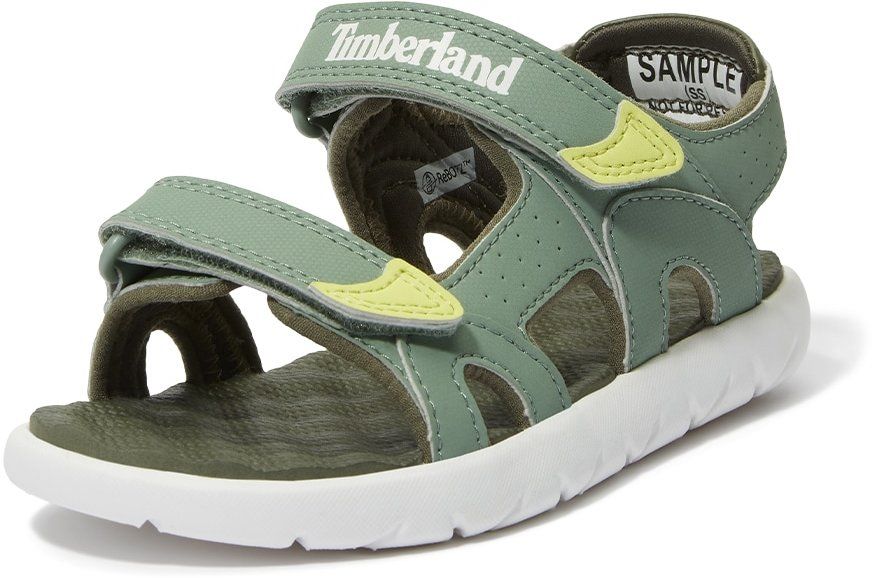 TIMBERLAND Otvorená obuv 'Perkins'  kaki / svetlozelená / biela