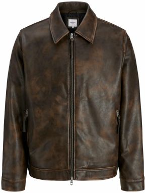 JACK & JONES Prechodná bunda 'JORAUSTIN'  čokoládová
