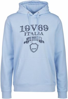 19V69 ITALIA Mikina 'Matteo'  námornícka modrá / svetlomodrá