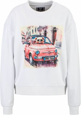 19V69 ITALIA Mikina 'Sinja 506'  zmiešané farby / biela