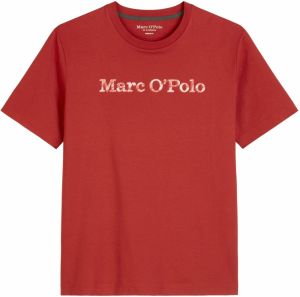 Marc O'Polo Tričko  krvavo červená / biela