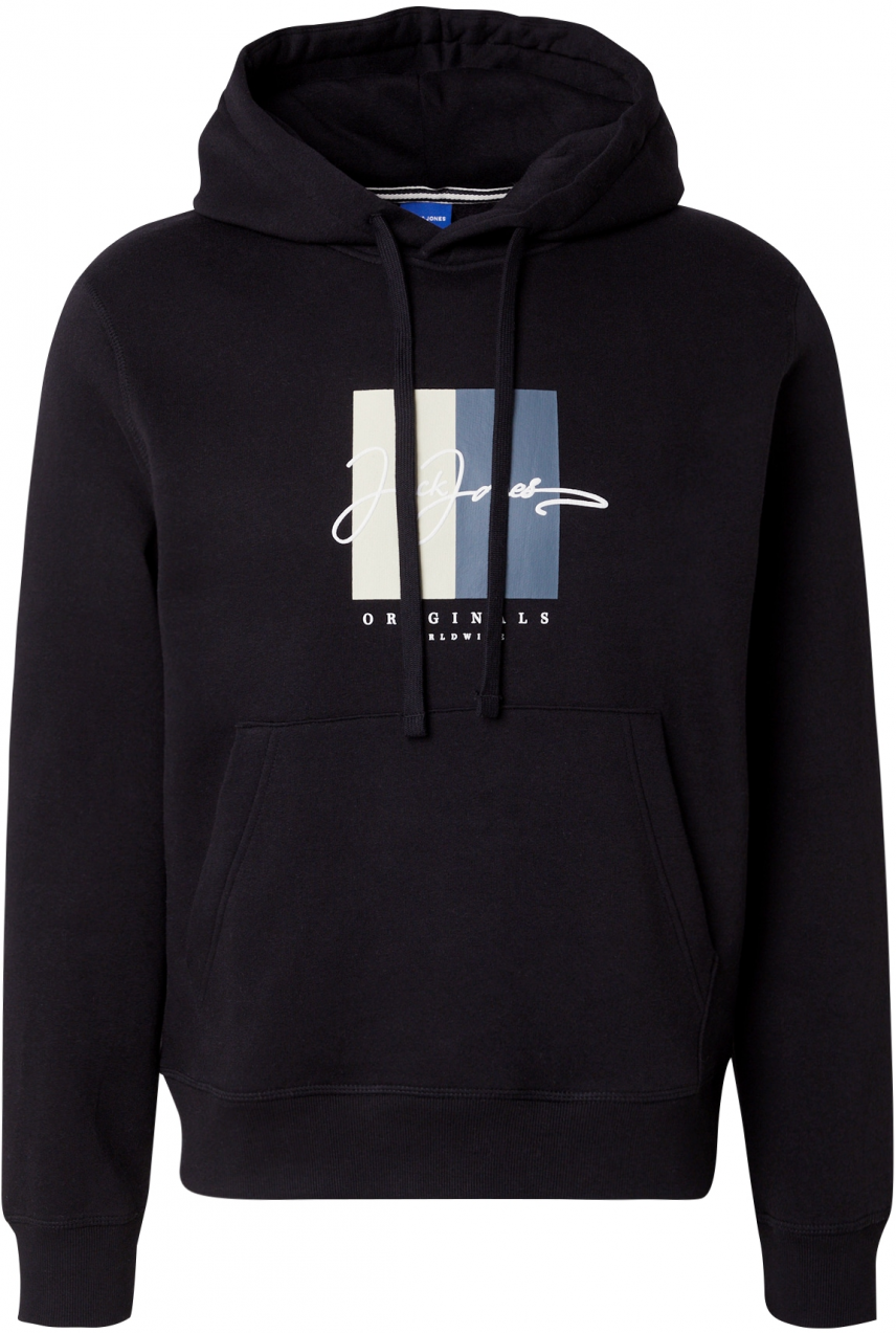 JACK & JONES Mikina 'FREDERIKSBERG'  opálová / čierna / biela