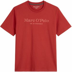 Marc O'Polo Tričko  svetlosivá / tmavočervená