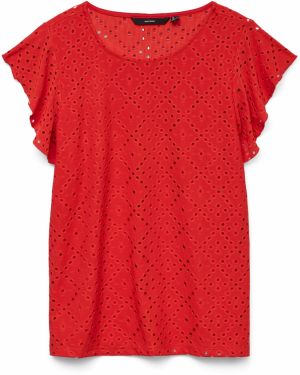 VERO MODA Blúzka 'VMTassa'  červená