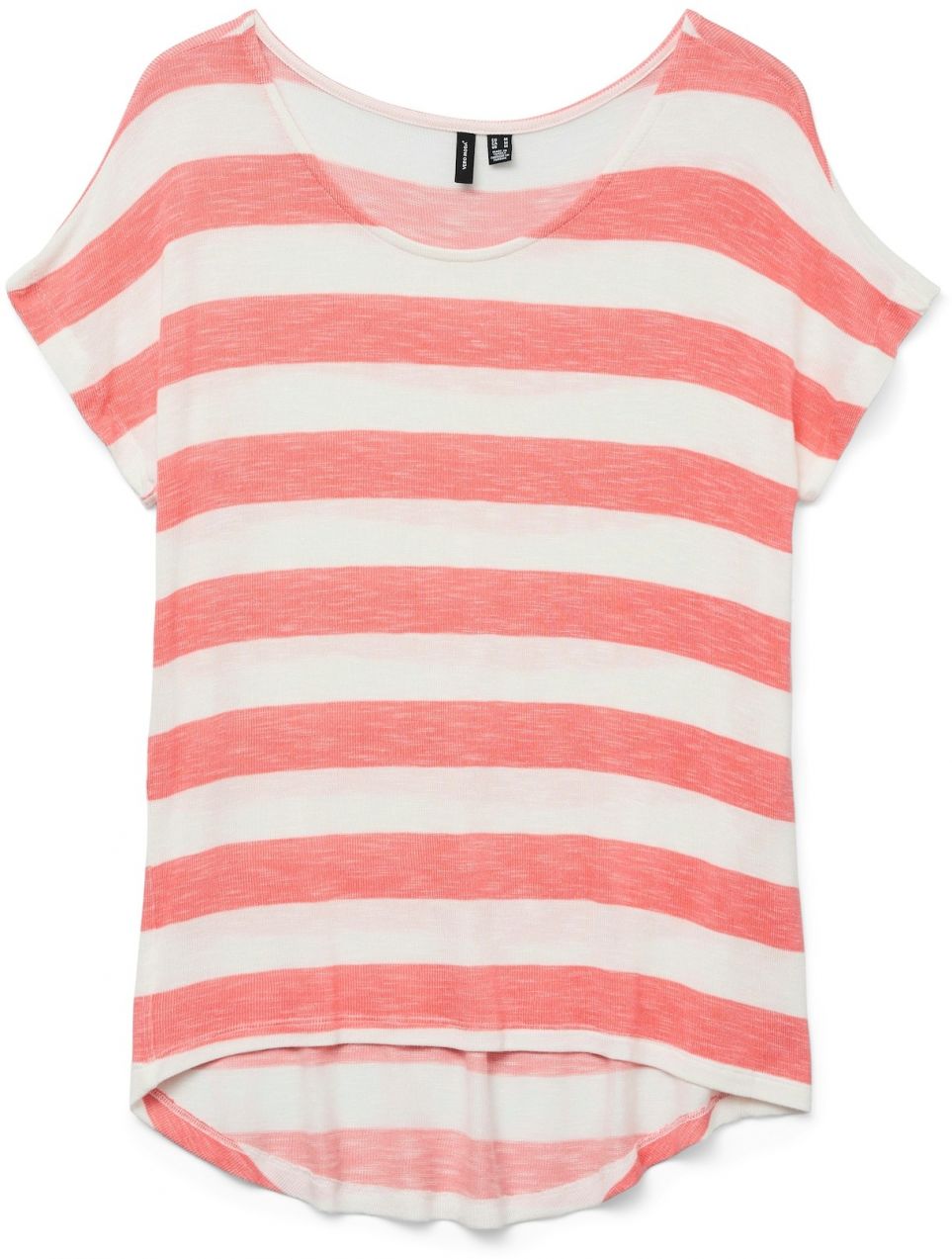 VERO MODA Tričko  fuksia / biela