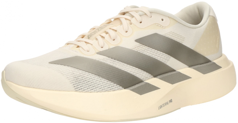 ADIDAS PERFORMANCE Bežecká obuv 'Adizero Evo SL'  béžová / tmavosivá / šedobiela