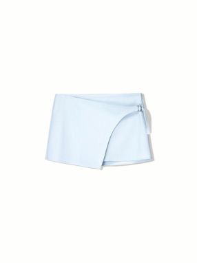 Bershka Sukňa  svetlomodrá