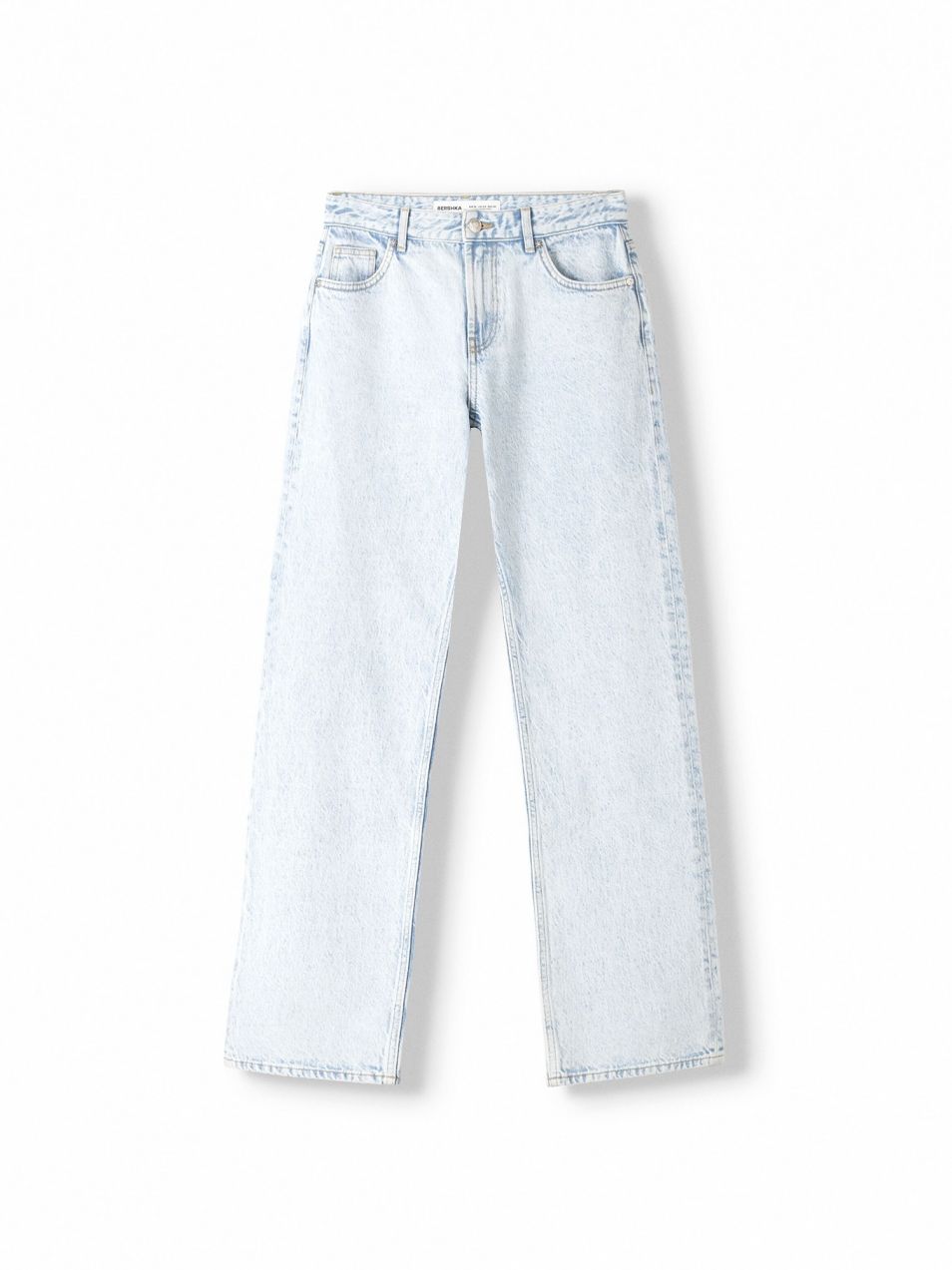 Bershka Džínsy  modrá denim