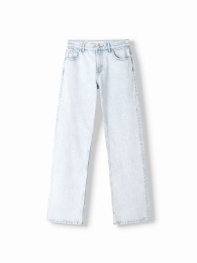 Bershka Džínsy  modrá denim