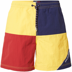 TOMMY HILFIGER Nohavice  námornícka modrá / žltá / červená